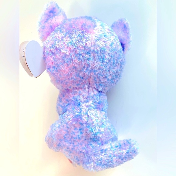 TY Beanie Boos Pink and Purple Cat Plush - Picture 5 of 8